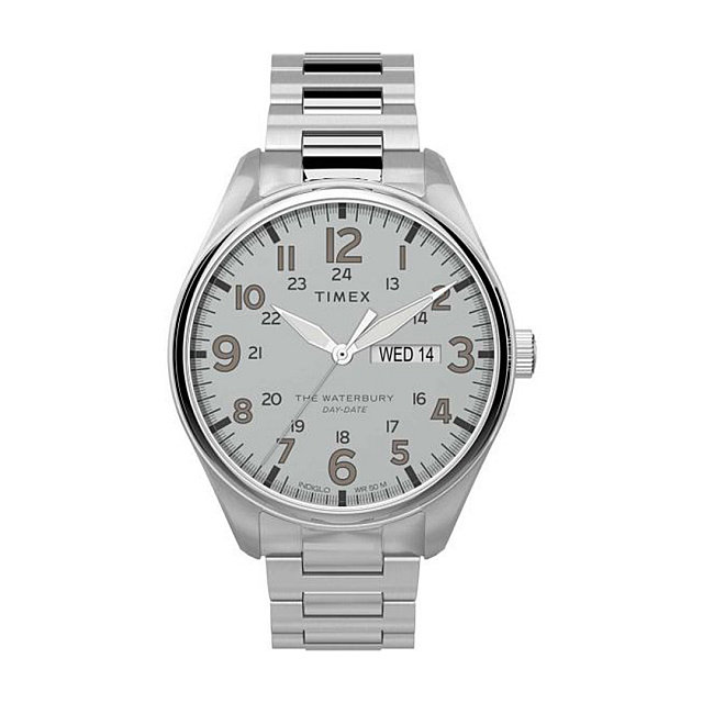 Waterbury Traditional 42mm Stainless Steel Bracelet ...